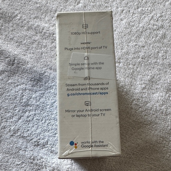 Google Chromecast in Black with Colorful Logo NWT - Picture 5 of 7